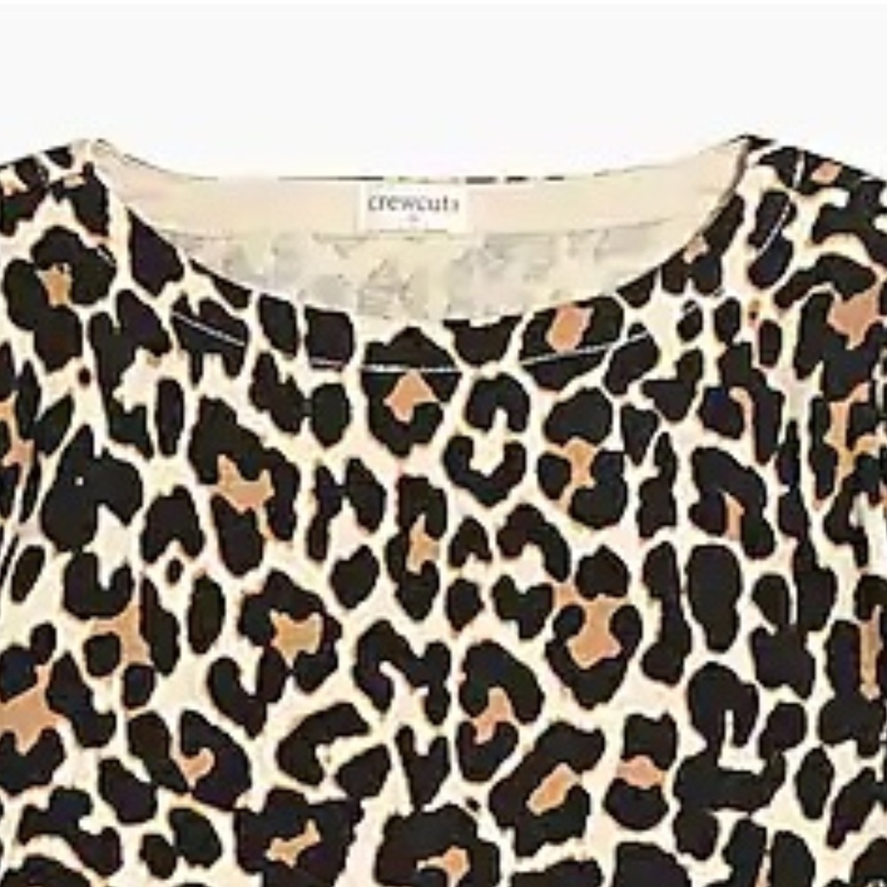 J Crew - CrewCuts Girls' leopard print dress 0021 - Picture 4 of 5